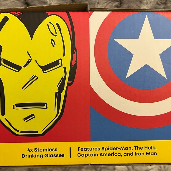 Marvel Superhero Stemless Drinking Glass Set (4) - Picture 6 of 8